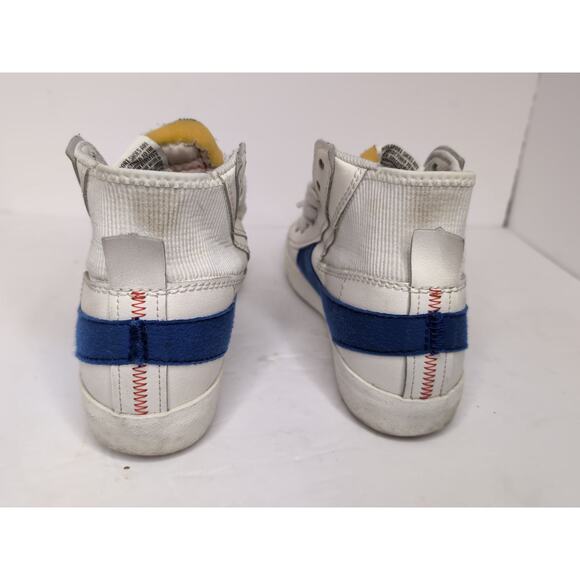 Nike Blazer Mid ’77 White Blue Red Stitch High Top Sneakers US 10.5 main image 6